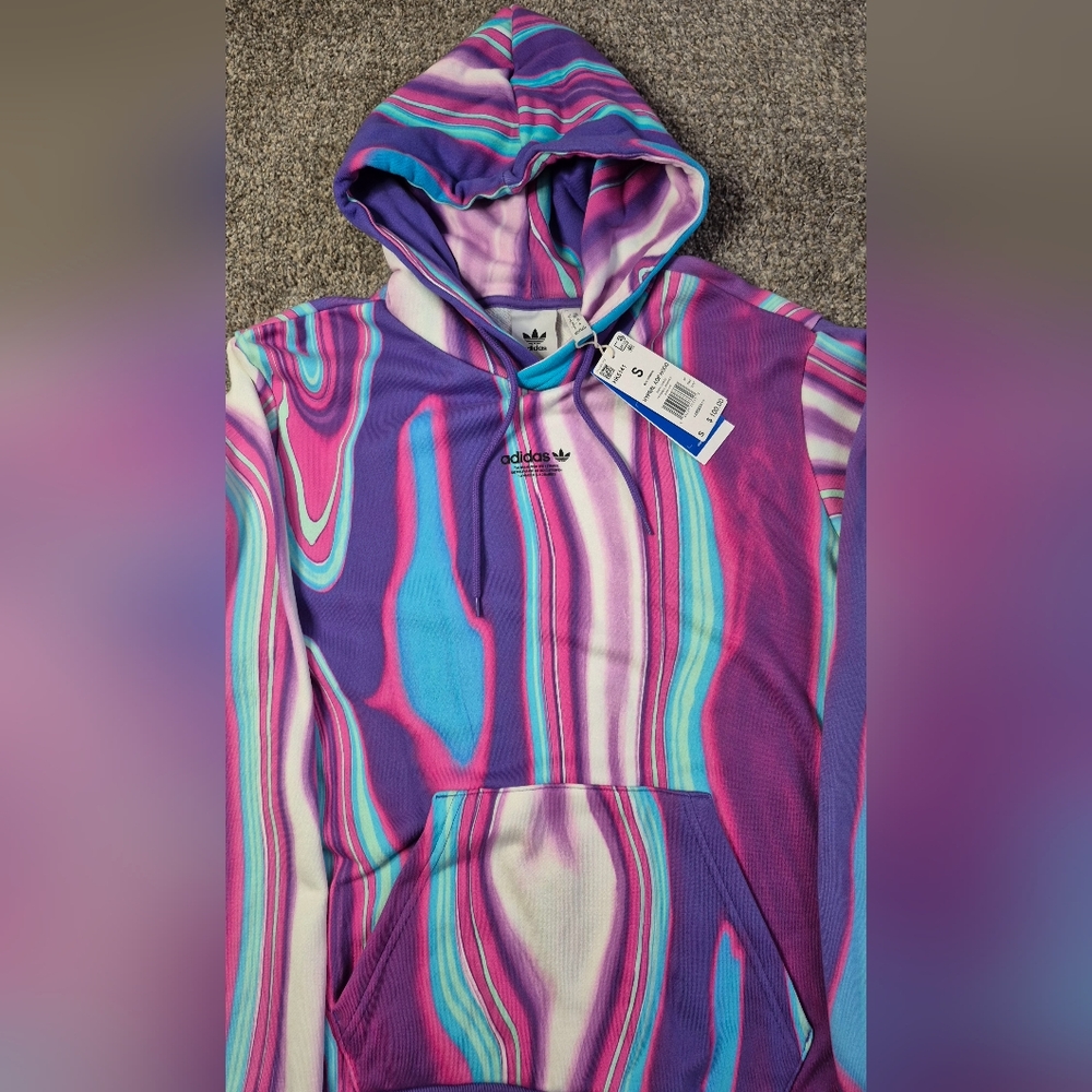 Adidas Multicolor Swirl Hoodie